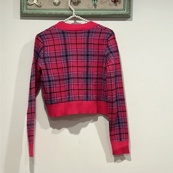DOLLS KILL X ARCHIE COMICS PREP SCHOOL SWEETHEART KNIT CARDIGAN CROP SMALL NEW - Picture 6 of 6